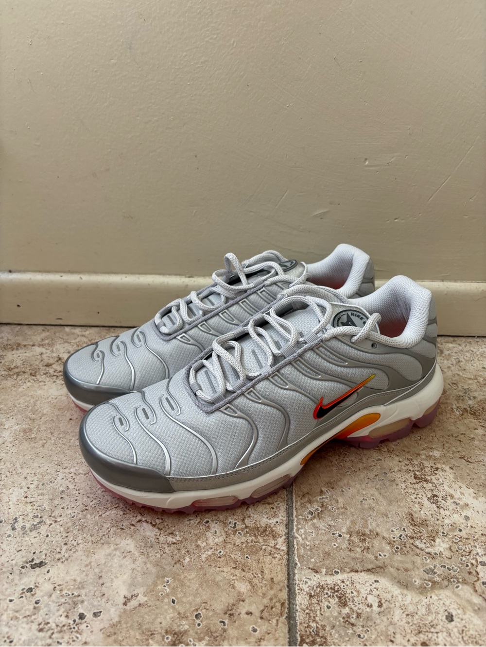 Nike Air Max Plus Golf US Open Silver Grey Sneaker Shoe HJ4518-001 Men's 11